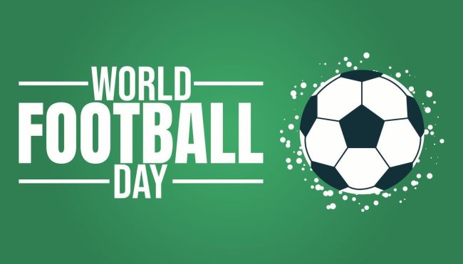 world-football-day-celebration-poster-template-vector